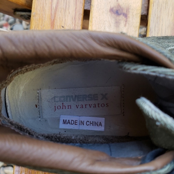 John Varvatos/Converse Hi-Top W/ Zipper Size 9 - Picture 10 of 15